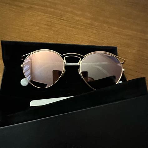 women's dior orgins1 sunglasses in rose gold|CHRISTIAN DIOR Origins 1 Sunglasses DDB0J Rose Gold Grey .